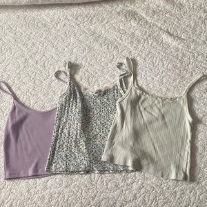 brandy Melville cropped tank set
